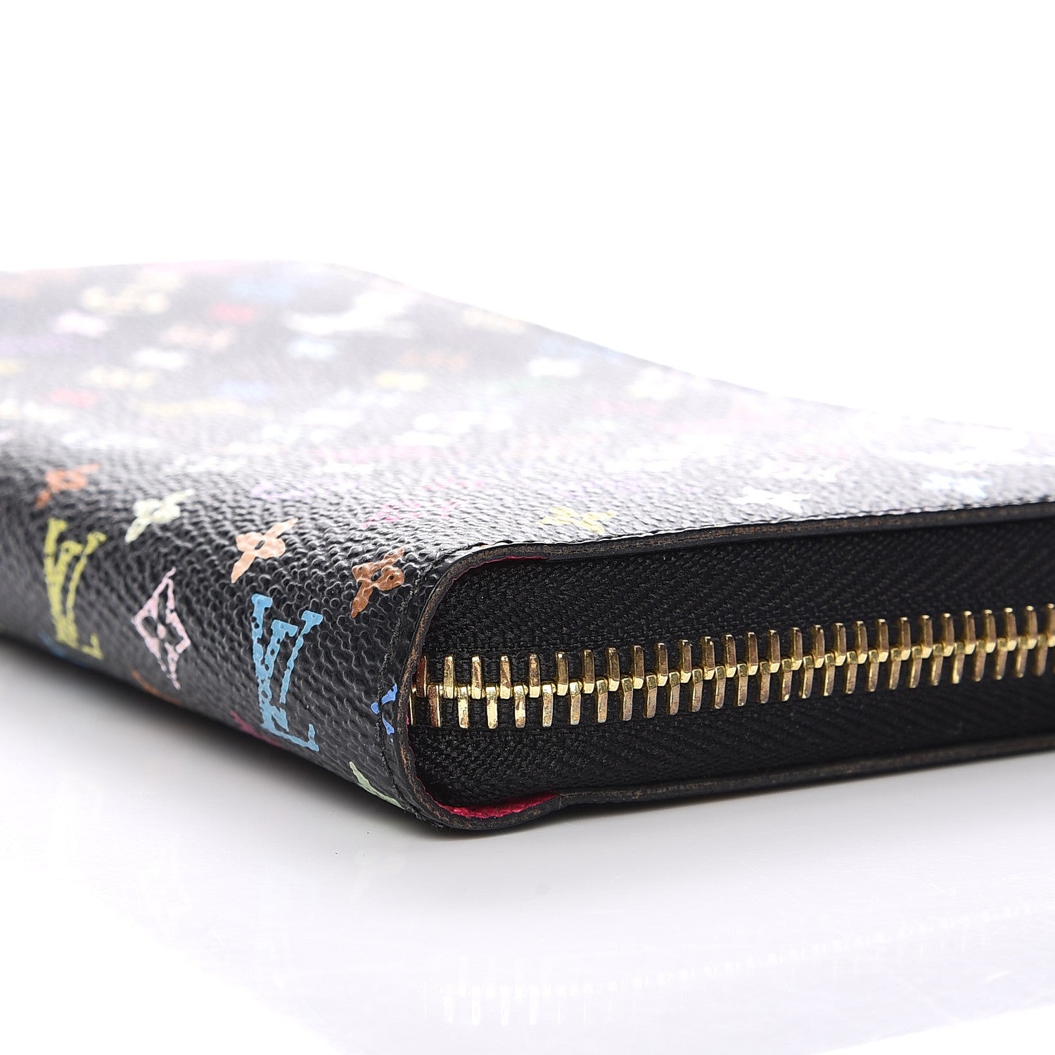 Louis Vuitton Monogram Multicolor Zippy Wallet Black Grenade 10 of 10