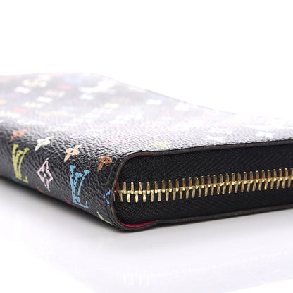 Louis Vuitton Monogram Multicolor Zippy Wallet Black Grenade 10 of 10