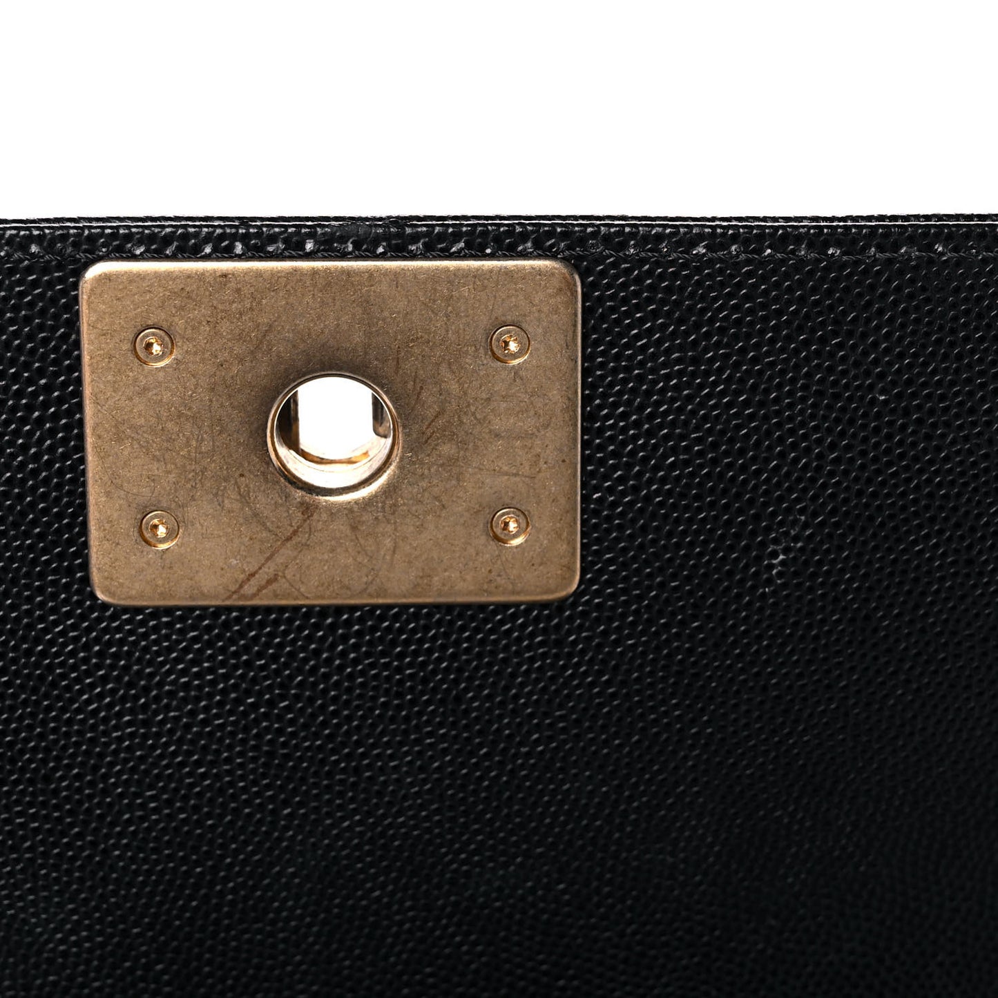 Caviar Quilted Medium Boy Flap Black