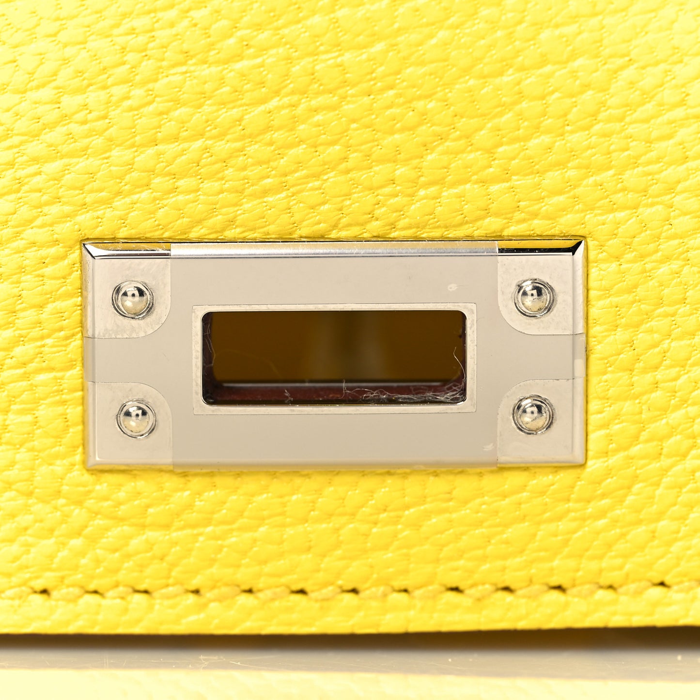 Chevre Mysore Mini Kelly Sellier 20 Jaune Citron