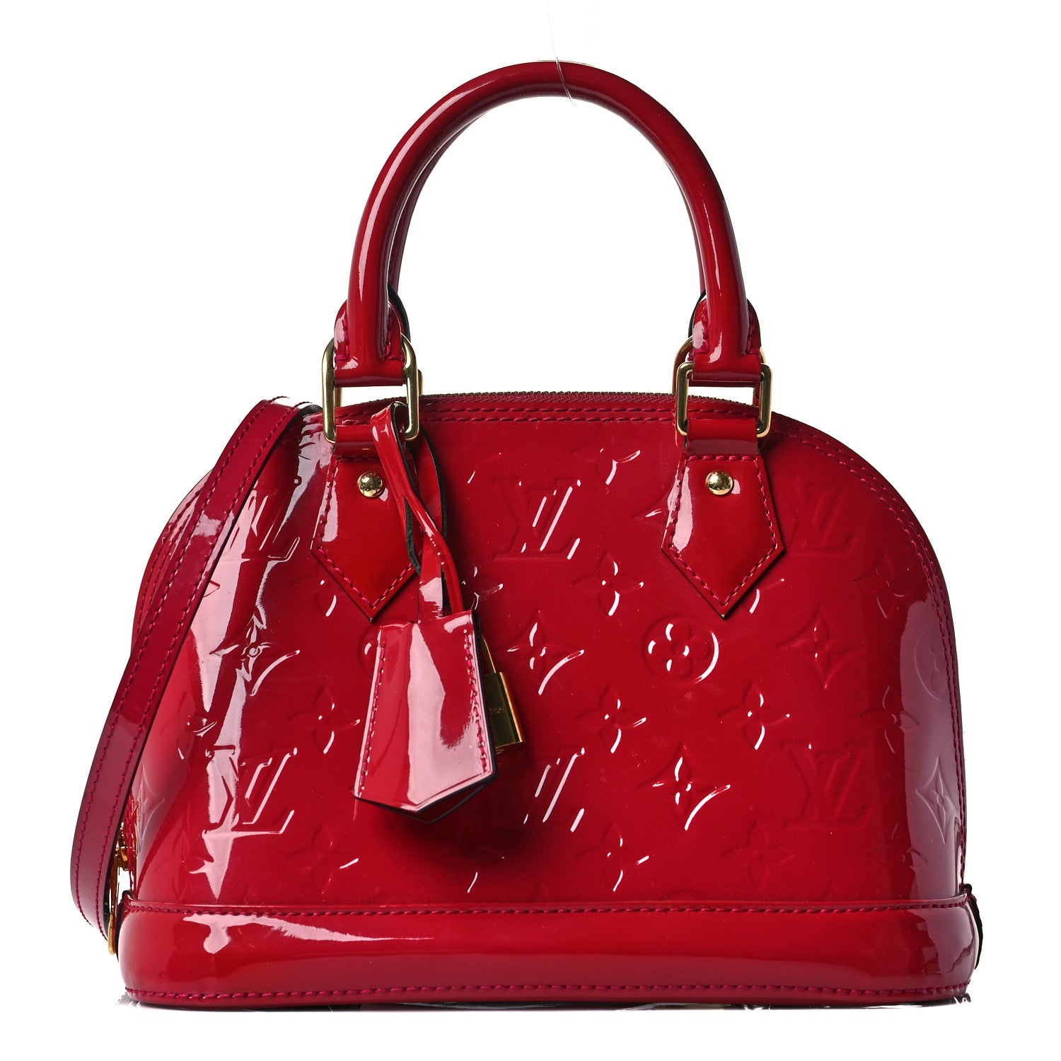 Louis Vuitton Vernis Alma BB Rose Indien 1 of 8