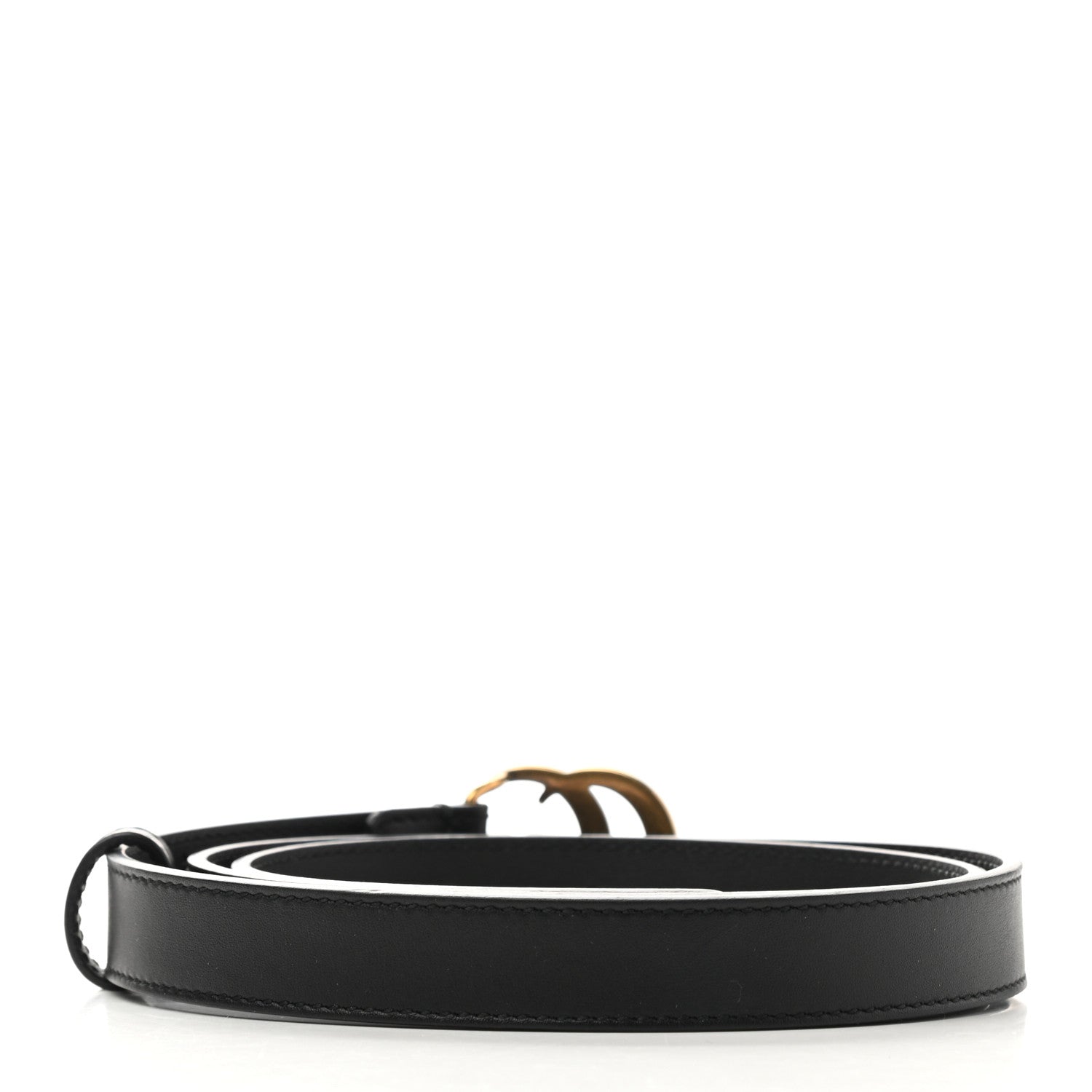 Gucci Calfskin Double G 20mm Belt 85 34 Black 2 of 5