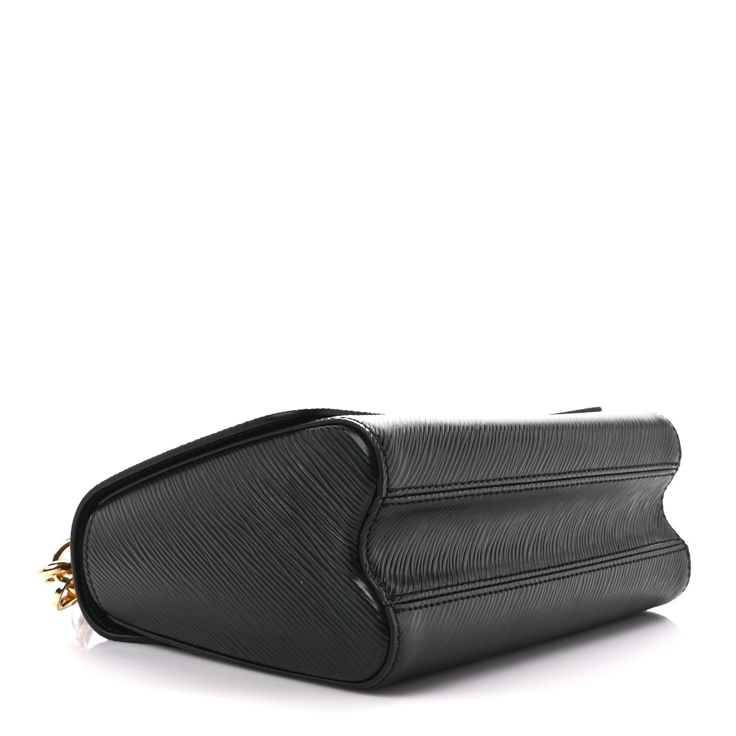 Epi Twist Braided Strap Shoulder Bag MM Black