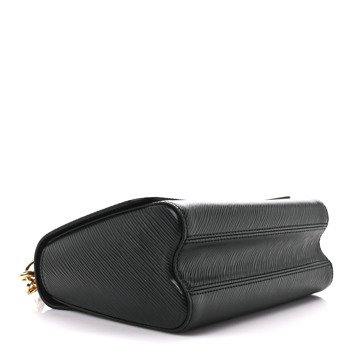 Louis Vuitton Epi Twist Braided Strap Shoulder Bag MM Black 5 of 10