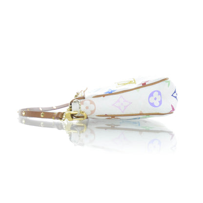 Louis Vuitton Monogram Multicolor Pochette Accessories White 3 of 10