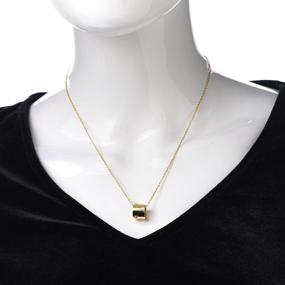 Gucci 18K Yellow Gold Icon Heart Twirl Pendant Necklace 2 of 5
