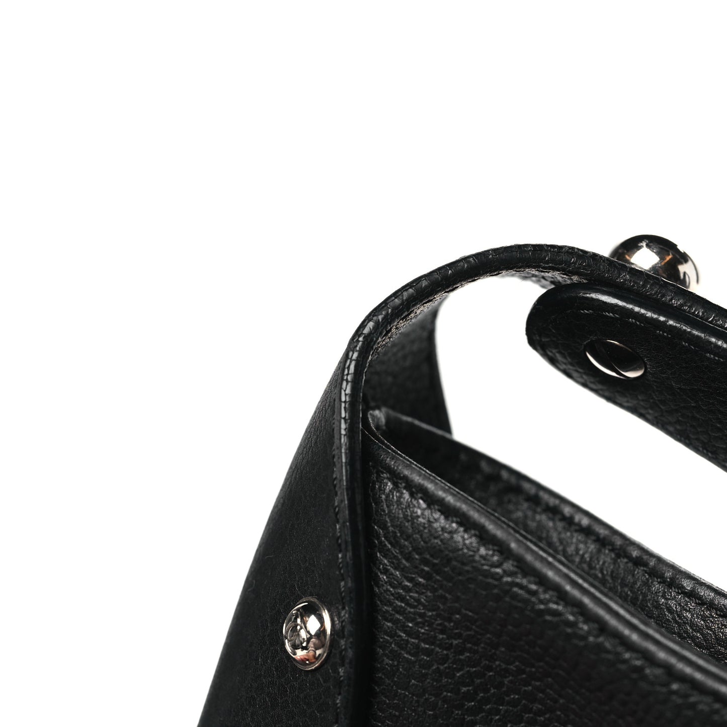 Caviar Stitched Pocket In The City Hobo Black
