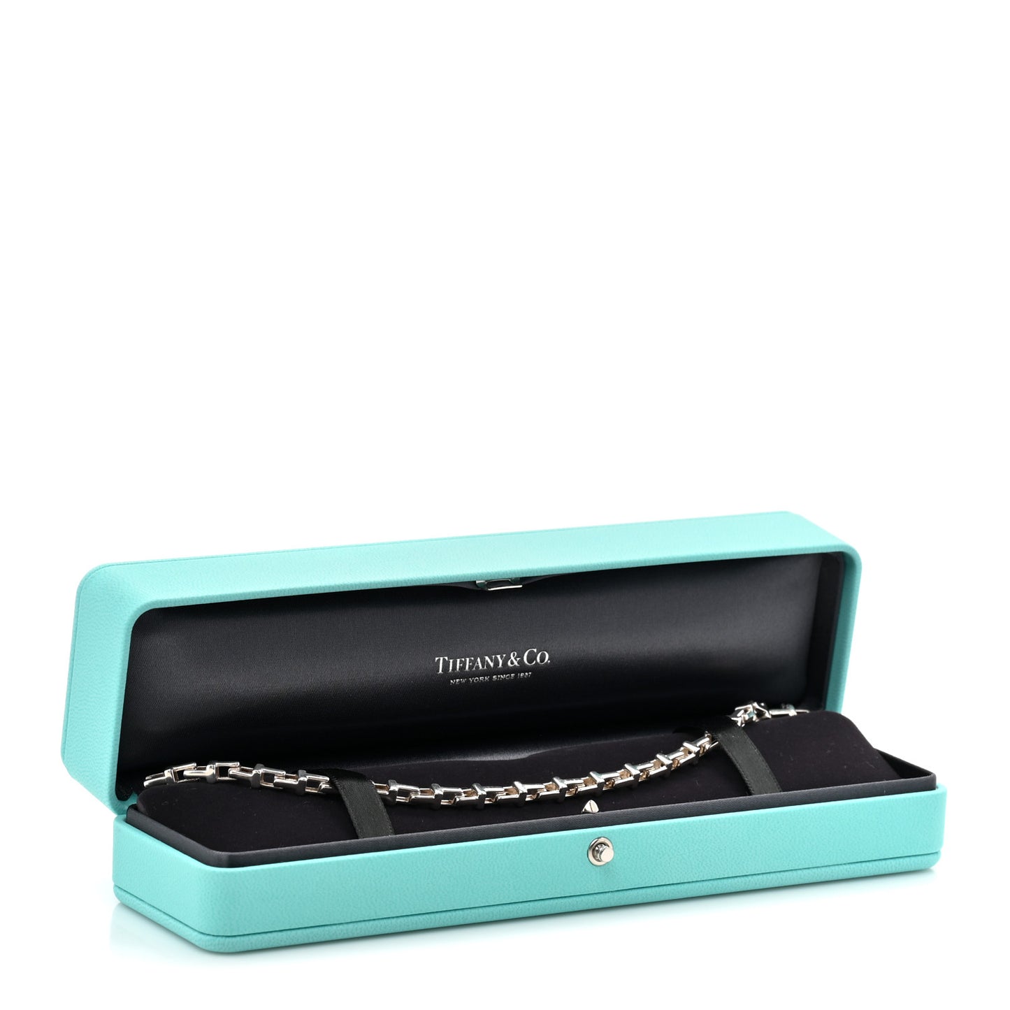 Sterling Silver T Link Chain Bracelet