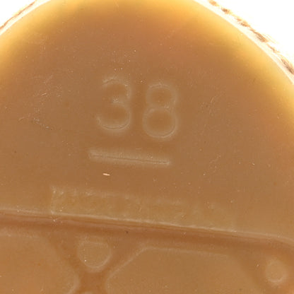 Chanel Lambskin CC Espadrilles 38 Beige Black 7 of 9