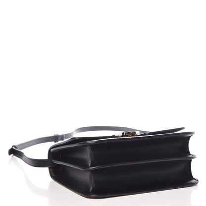 Burberry Calfskin Monogram Embossed Small TB Bag Black 4 of 9