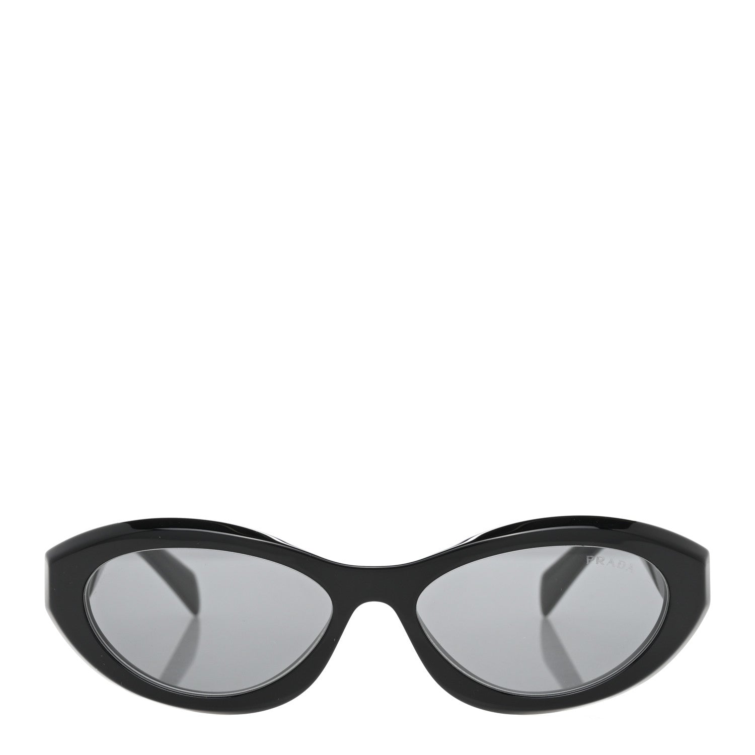 Prada Acetate Oval Sunglasses SPR 26Z Black 2 of 8