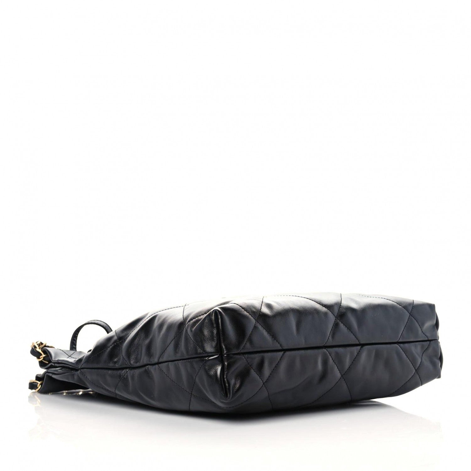 Chanel Shiny Calfskin Quilted Small Chanel 22 Black 5 of 11