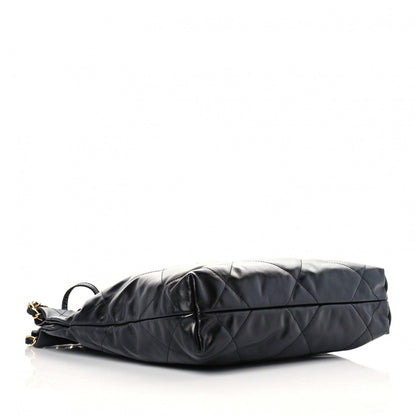 Chanel Shiny Calfskin Quilted Small Chanel 22 Black 5 of 11