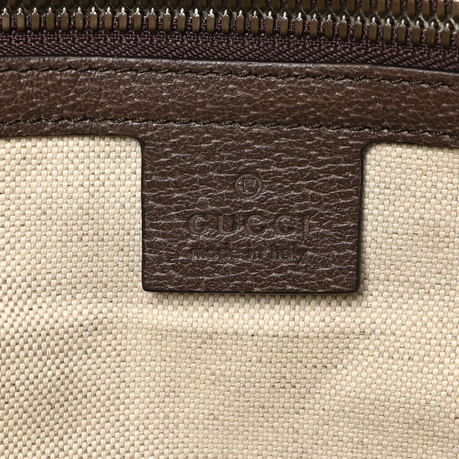 Gucci GG Supreme Monogram Calfskin Web Small Ophidia Day Backpack Beige Ebony New Acero 6 of 10
