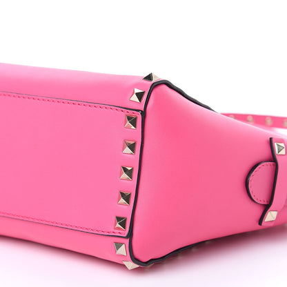 Valentino Garavani Vitello Mini Rockstud Double Handle Tote Peony 10 of 10