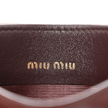 Miu Miu Nappa Matelasse Card Holder Radica 6 of 9