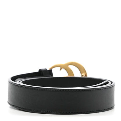 Gucci Calfskin Double G 30mm Belt 90 36 Black 2 of 5
