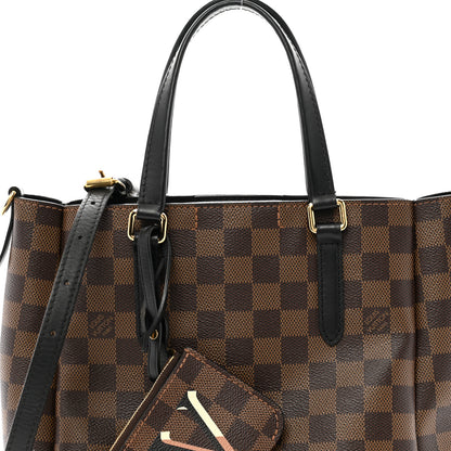 Louis Vuitton Damier Ebene Belmont PM Black 7 of 10