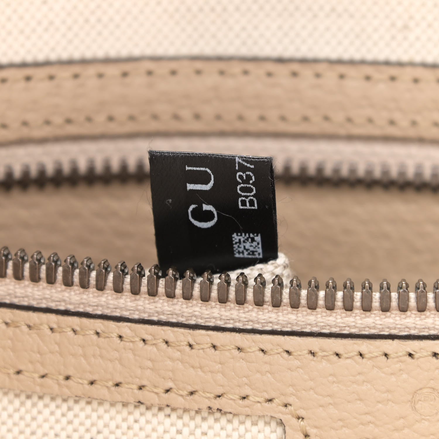 Gucci GG Supreme Monogram Textured Dollar Calfskin Web Small Ophidia Half Moon Hobo Beige Mystic White Oatmeal 8 of 11