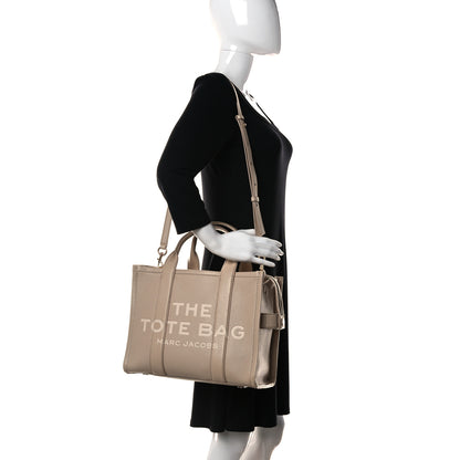 Marc Jacobs Grained Calfskin Medium The Tote Bag Twine 2 of 11