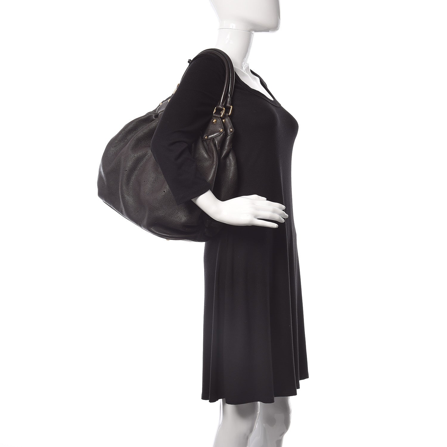 Louis Vuitton Mahina L Chocolate 2 of 8