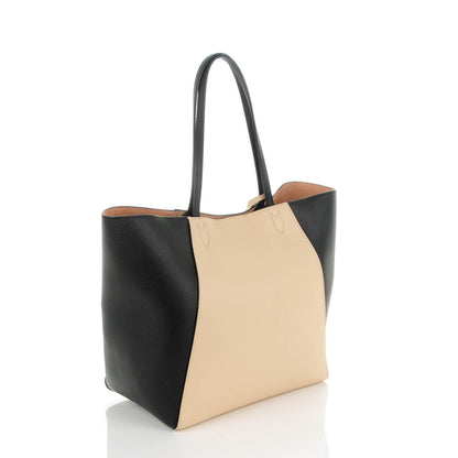 Louis Vuitton Calfskin Lockme Cabas Vanille Black 3 of 7