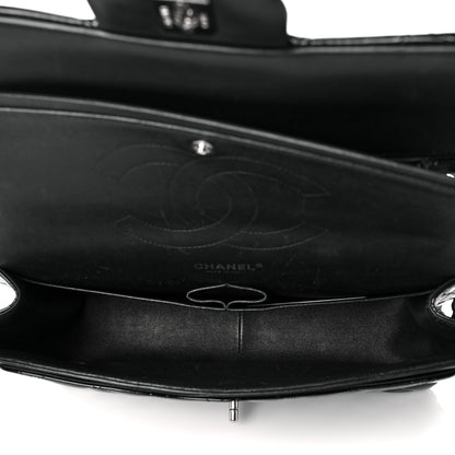 Chanel Patent Quilted Jumbo Double Flap Black 7 of 11