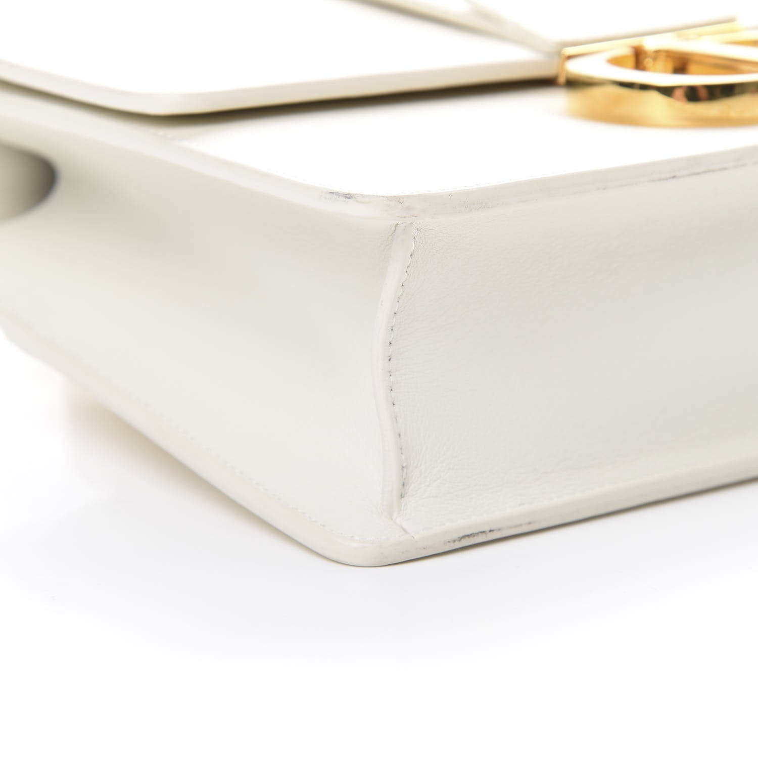 Christian Dior Calfskin 30 Montaigne Flap Bag White 9 of 14
