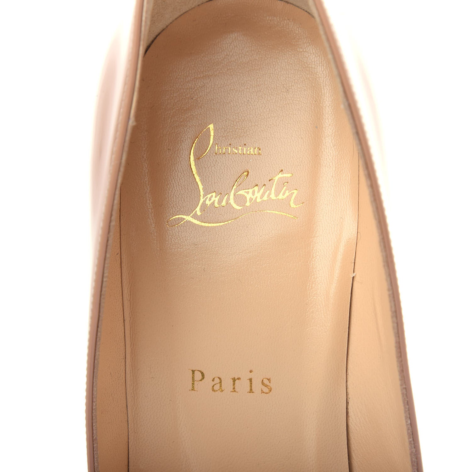 Christian Louboutin Patent Pigalle Follies 100 Pumps 41.5 Nude 8 of 10