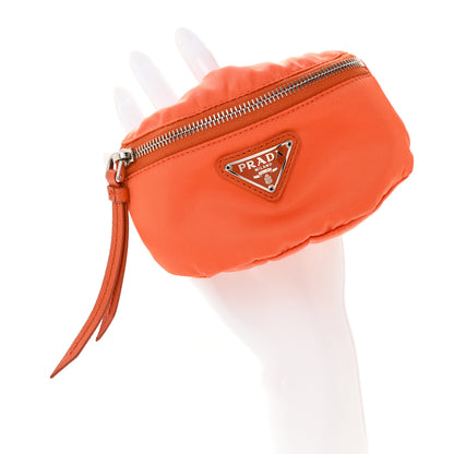 Prada Tessuto Nylon Pouch Orange 2 of 11