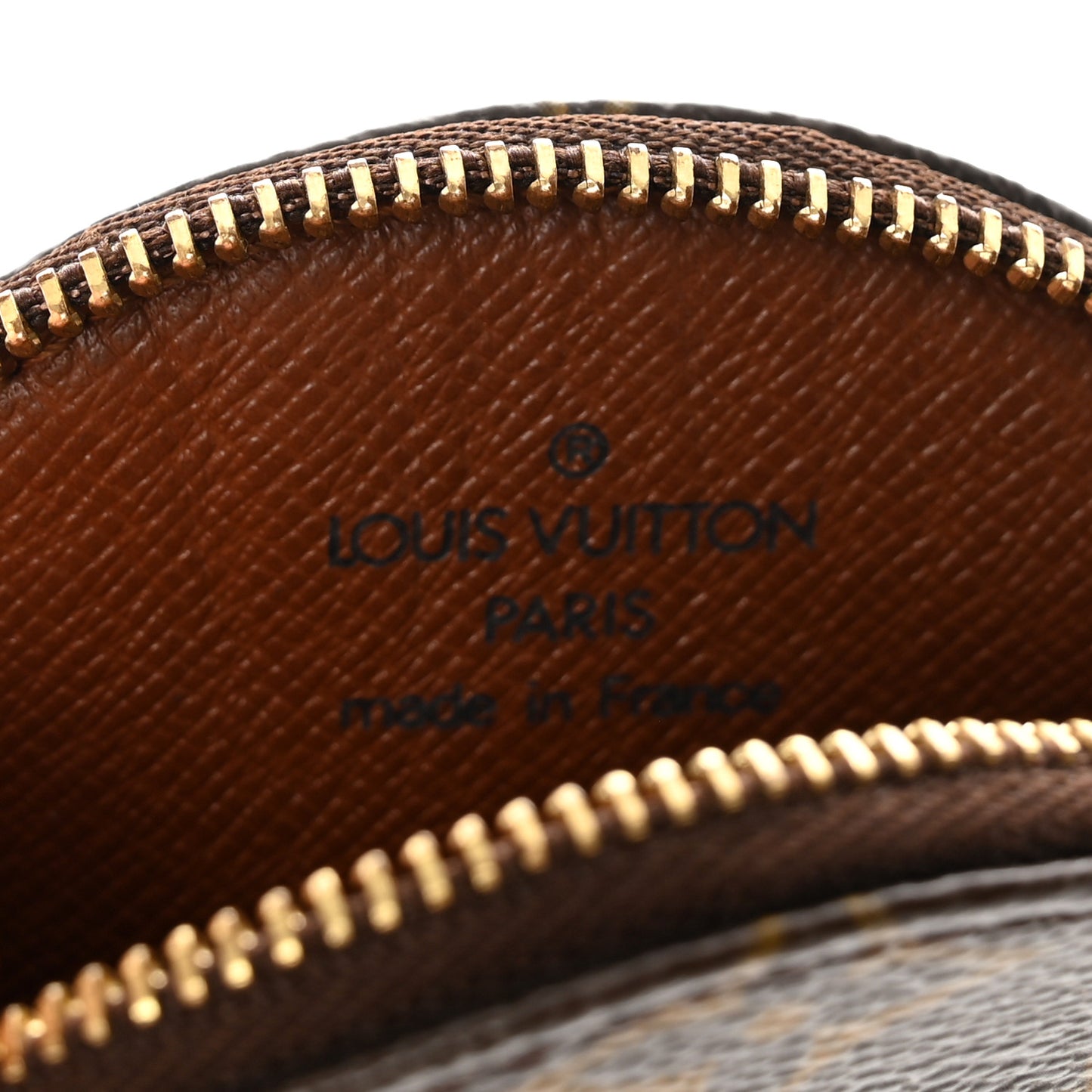 Monogram Round Coin Purse