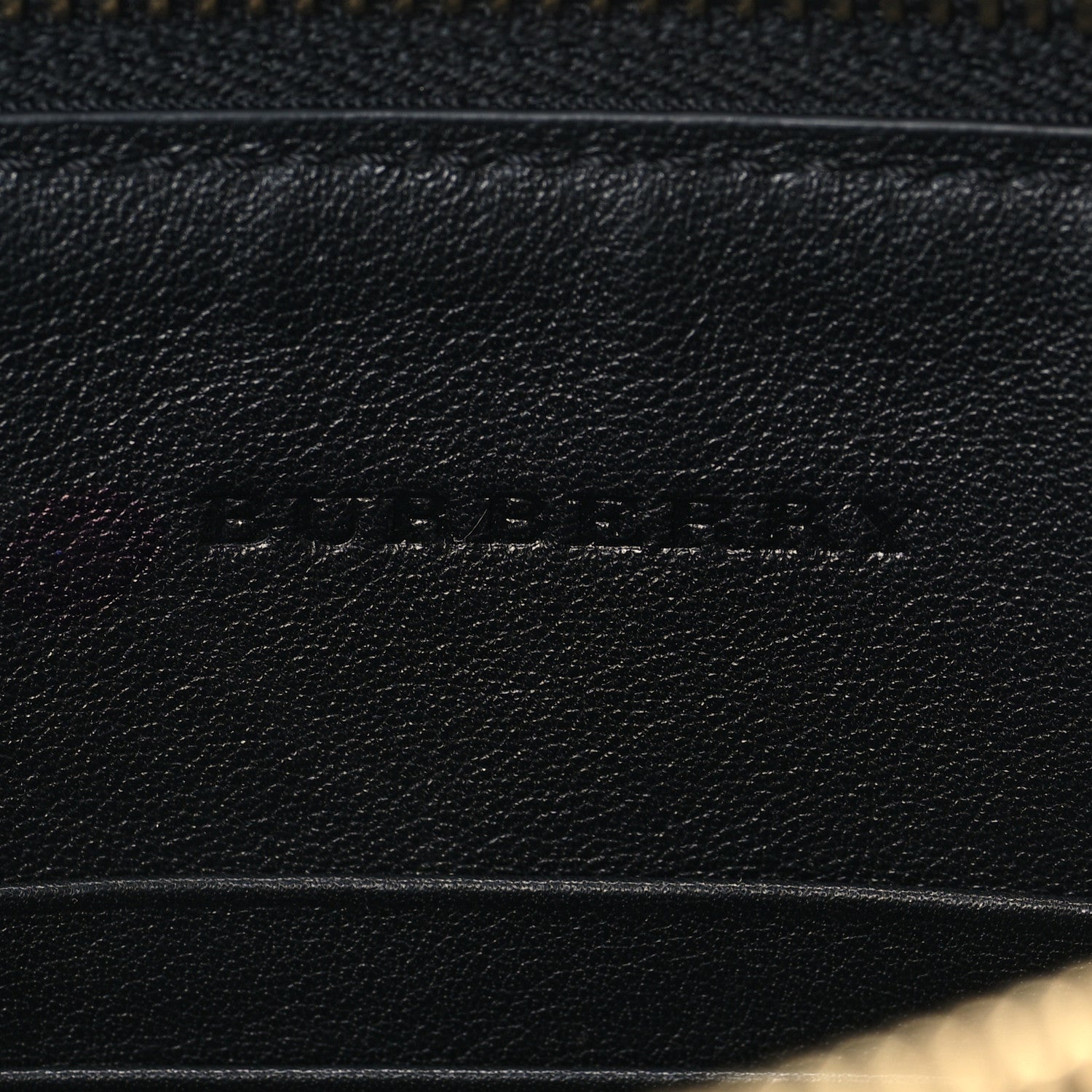 Burberry House Check Derby Peyton Crossbody Clutch Bag Black 6 of 10