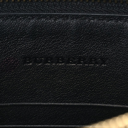 Burberry House Check Derby Peyton Crossbody Clutch Bag Black 6 of 10