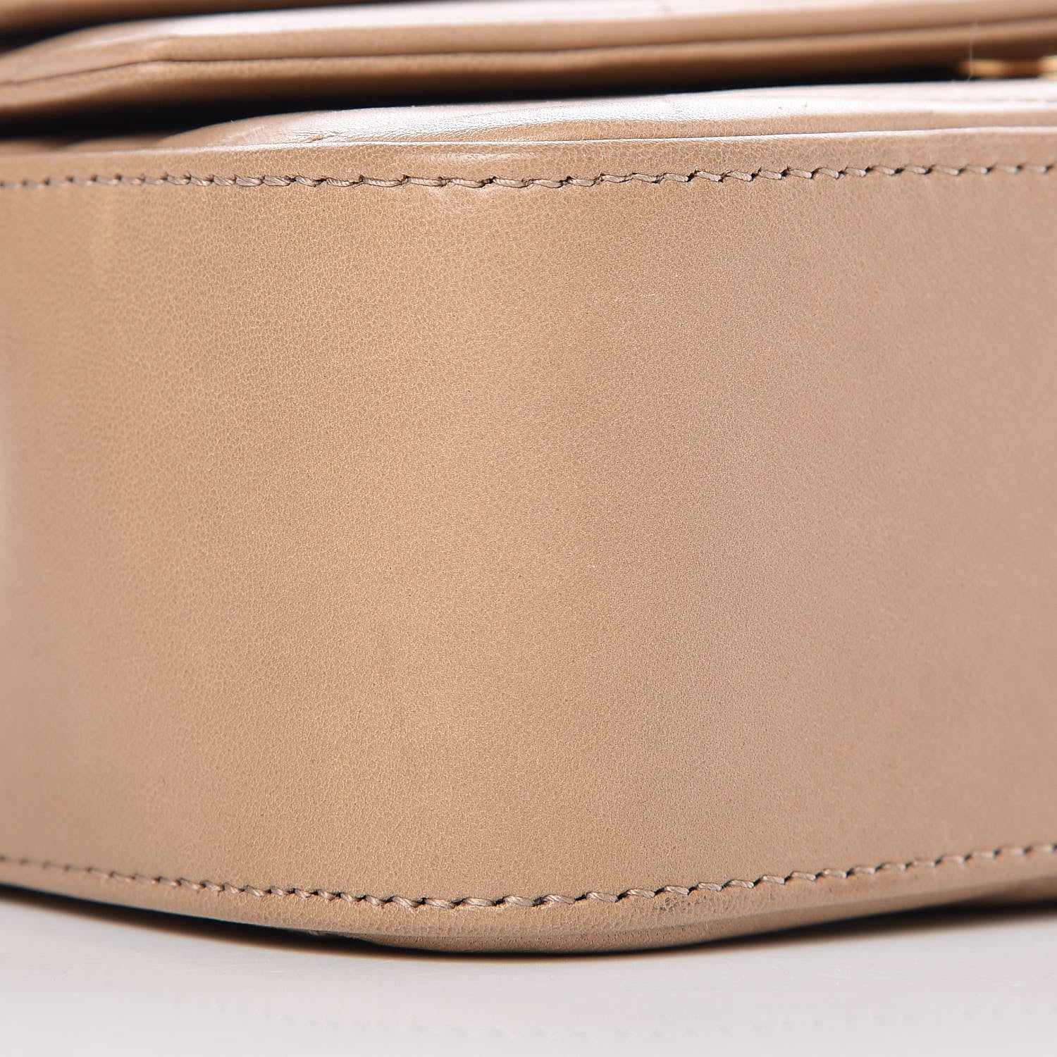 Saint Laurent Lambskin Matelasse Chevron Monogram Small Sulpice Bag Sable Beige 10 of 13