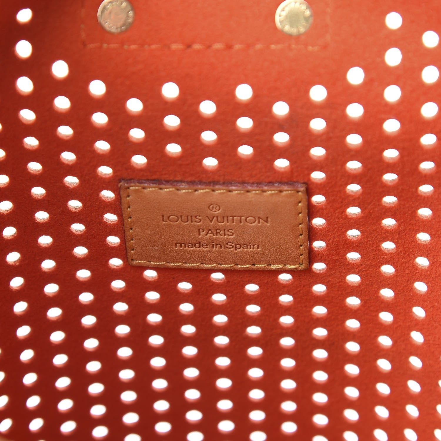 Louis Vuitton Monogram Perforated Musette Orange 5 of 14