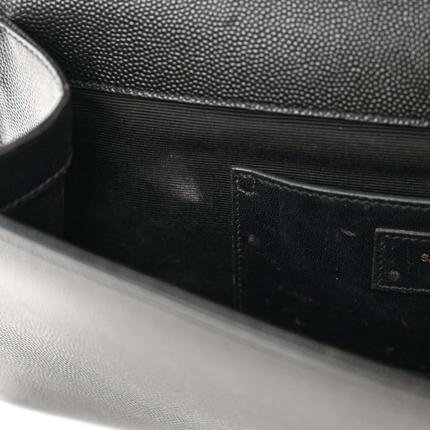 Grain De Poudre Monogram Cassandre Clutch Black