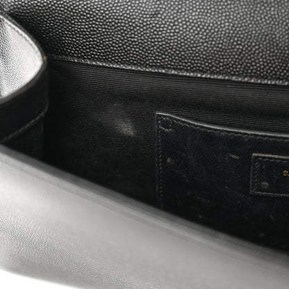 Saint Laurent Grain De Poudre Monogram Cassandre Clutch Black 12 of 12