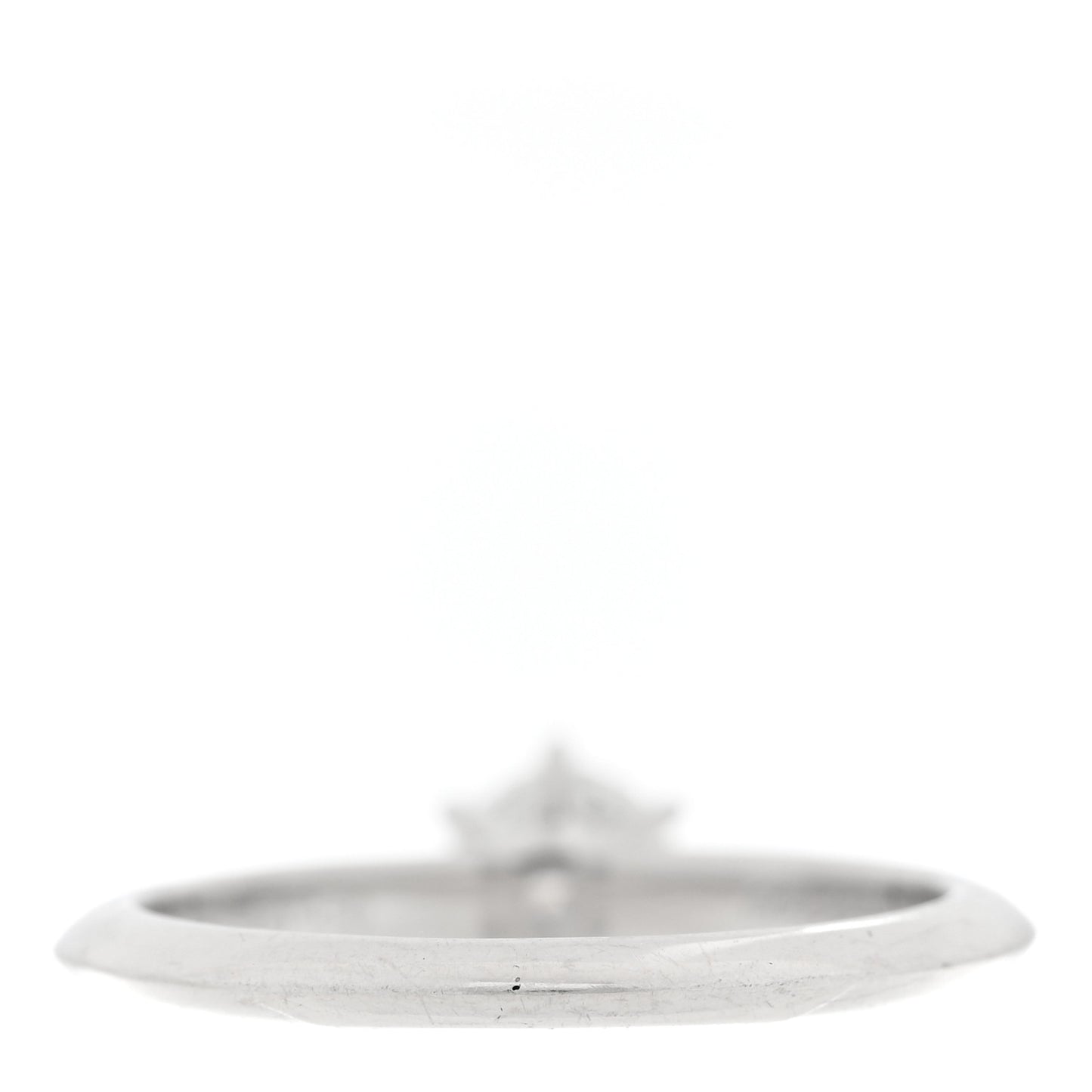 Platinum Diamond .53ct Solitaire Engagement Ring 53 6.5