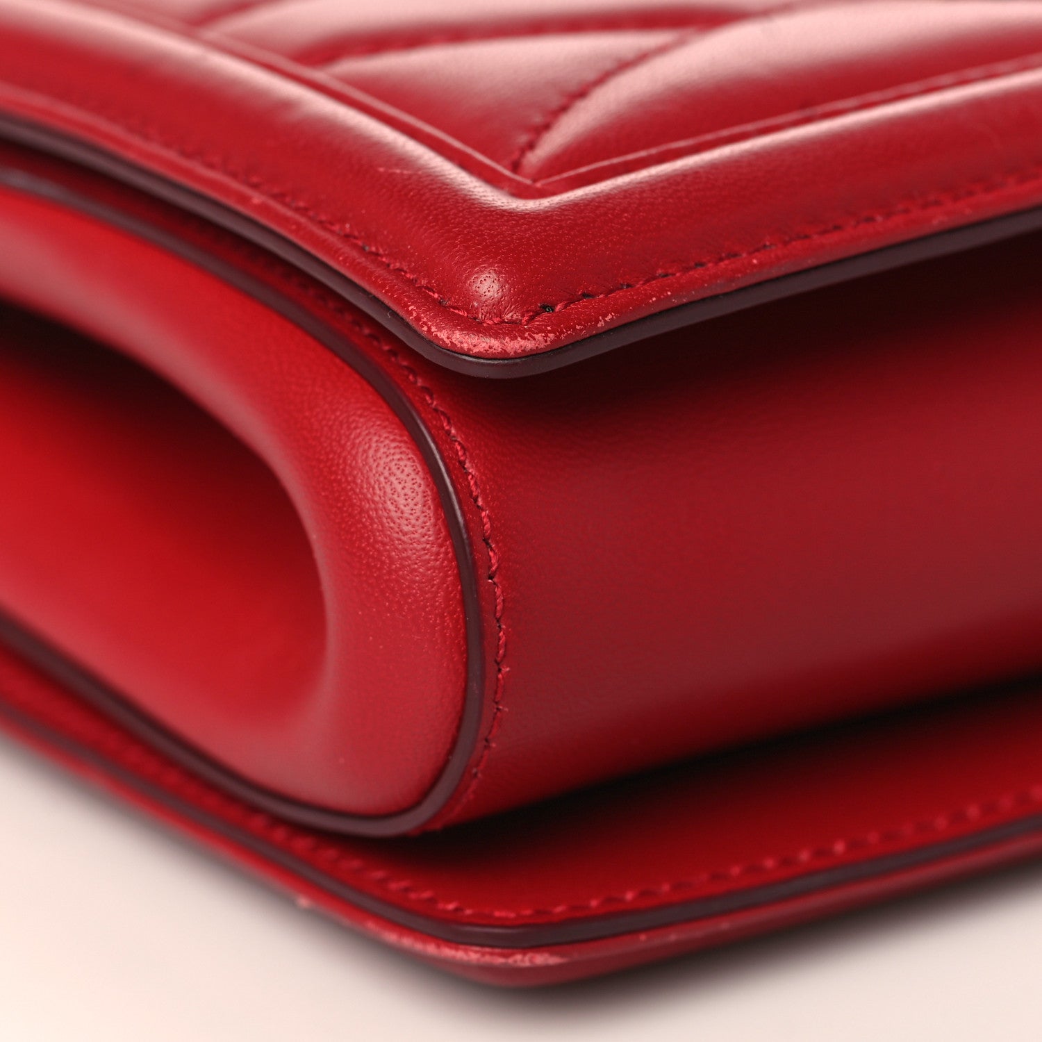 Dolce & Gabbana Calfskin Medium Devotion Crossbody Bag Red 7 of 8