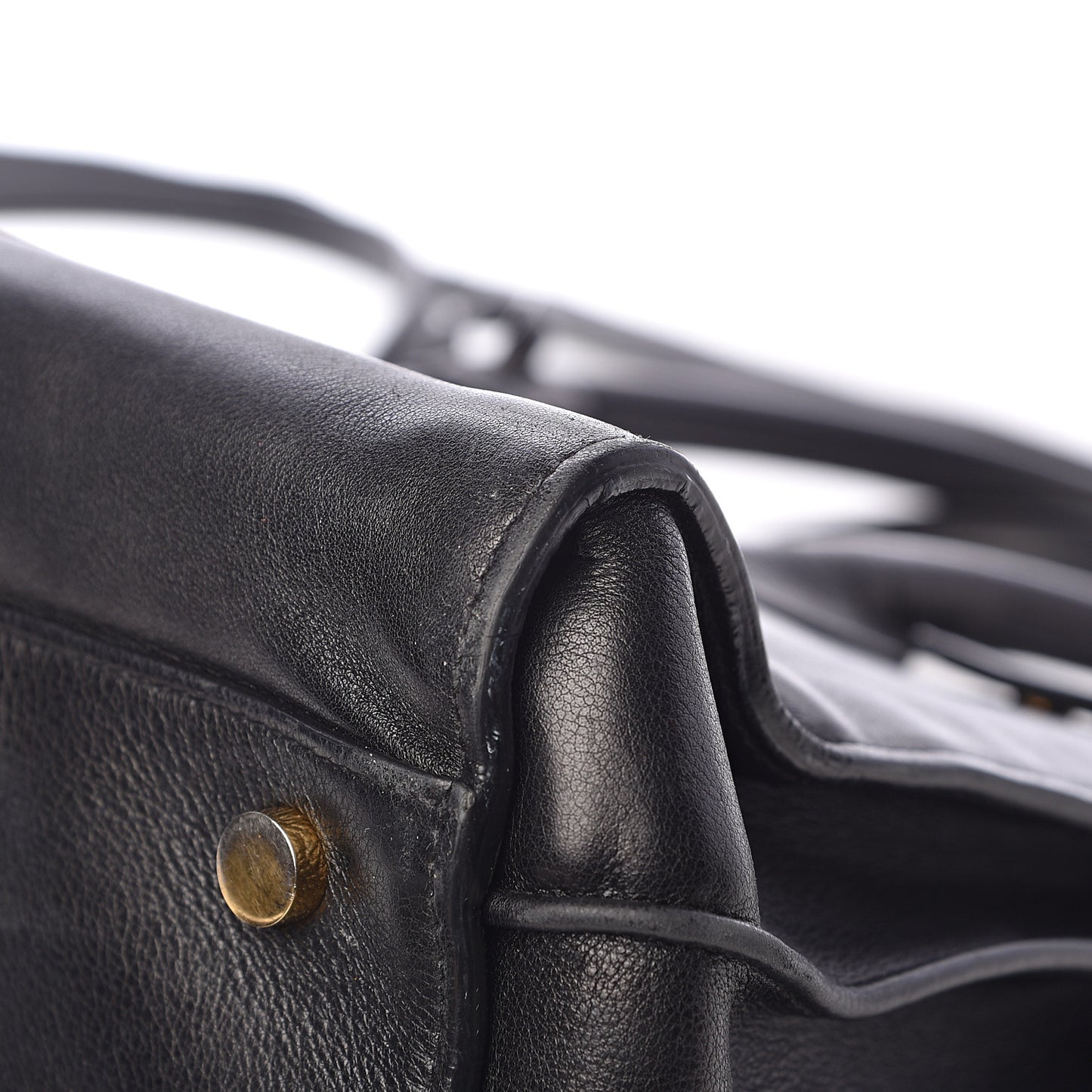Calfskin Small Sac De Jour Black