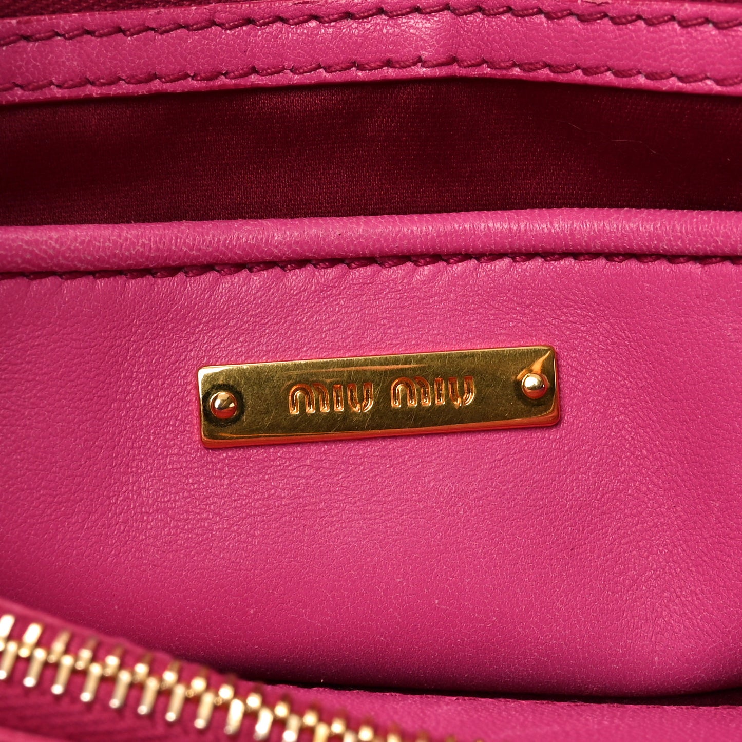 Nappa Matelasse Lux Mini Crossbody Tote Peonia