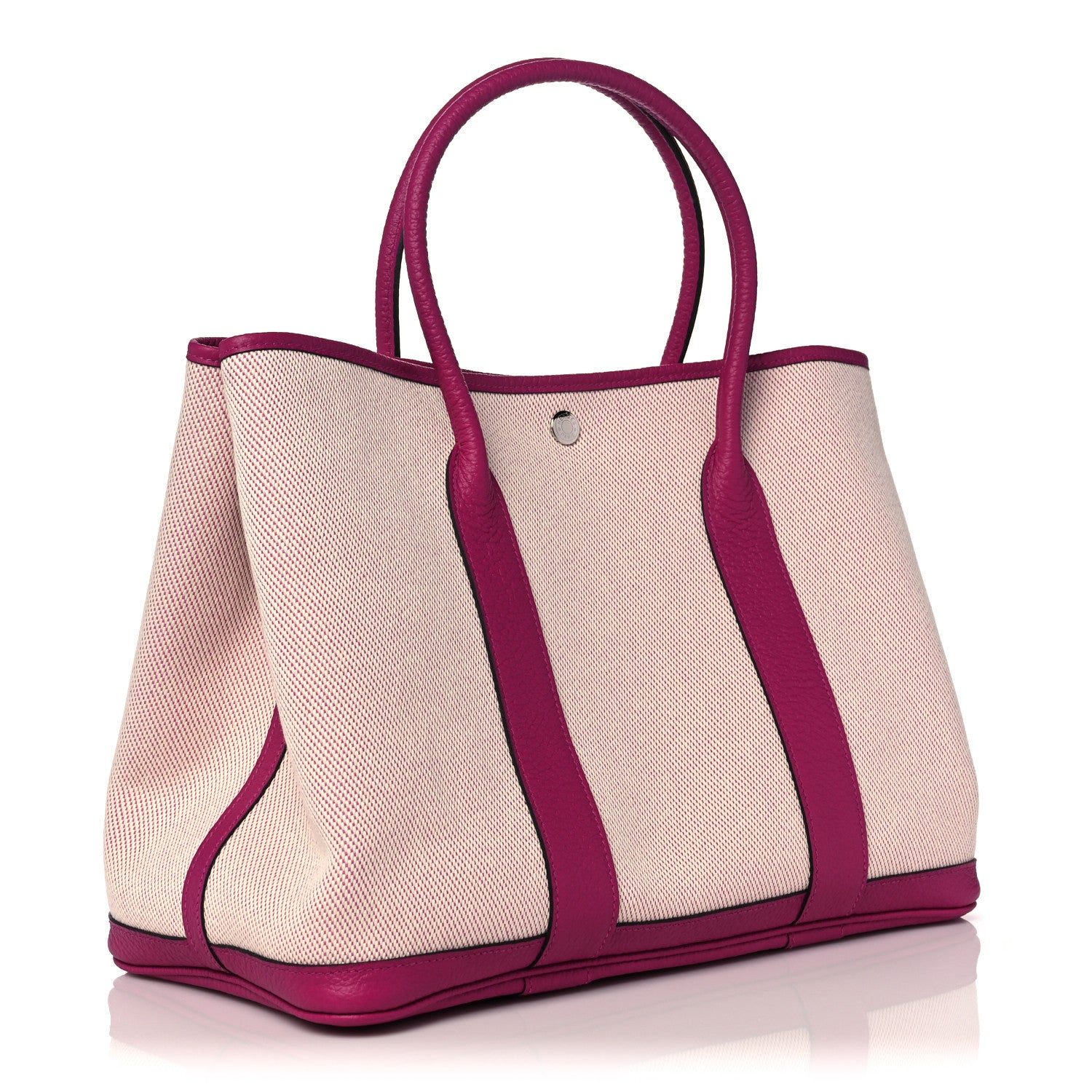Hermes Toile Negonda Garden Party Tote 36 MM Rose Pourpre 2 of 9