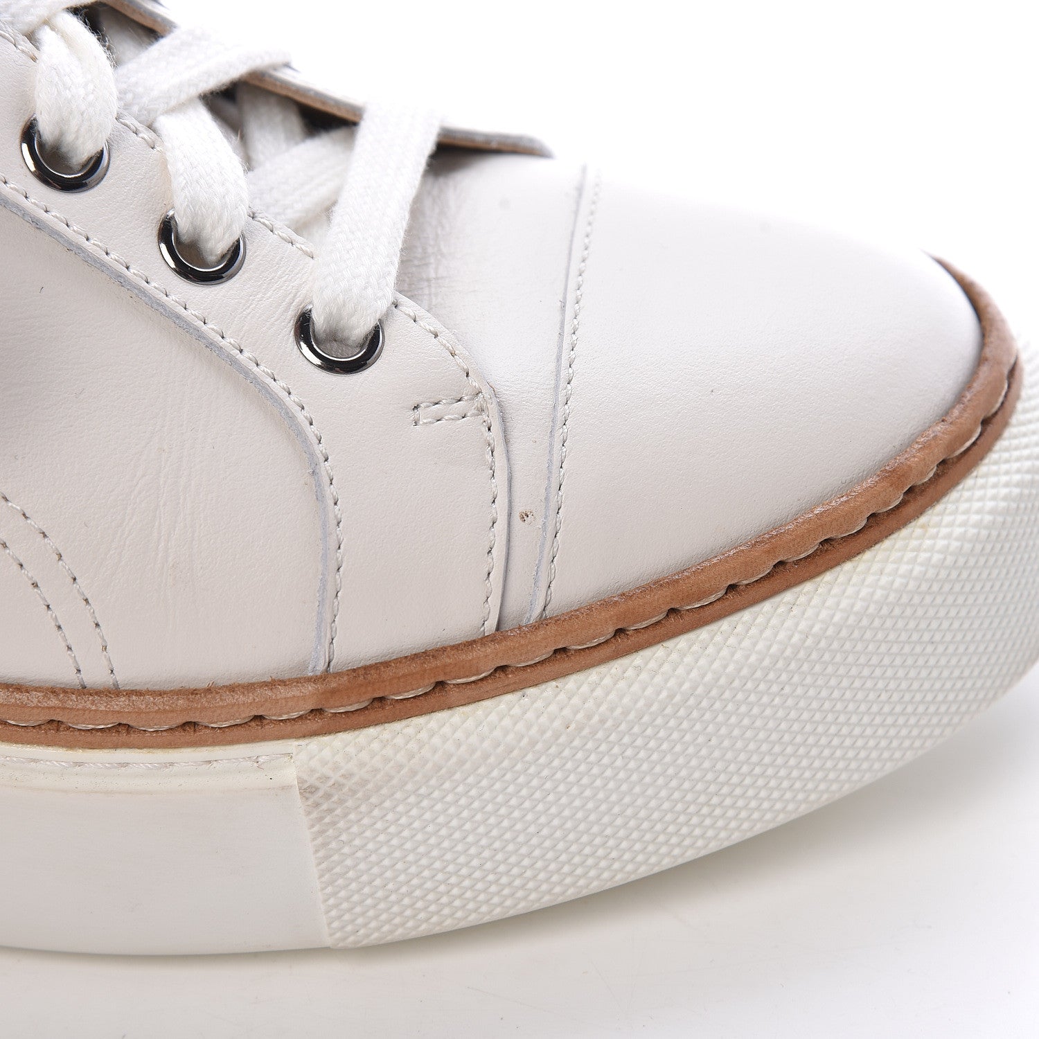 Hermes Calfskin Polo Sneakers 37 White 17 of 17