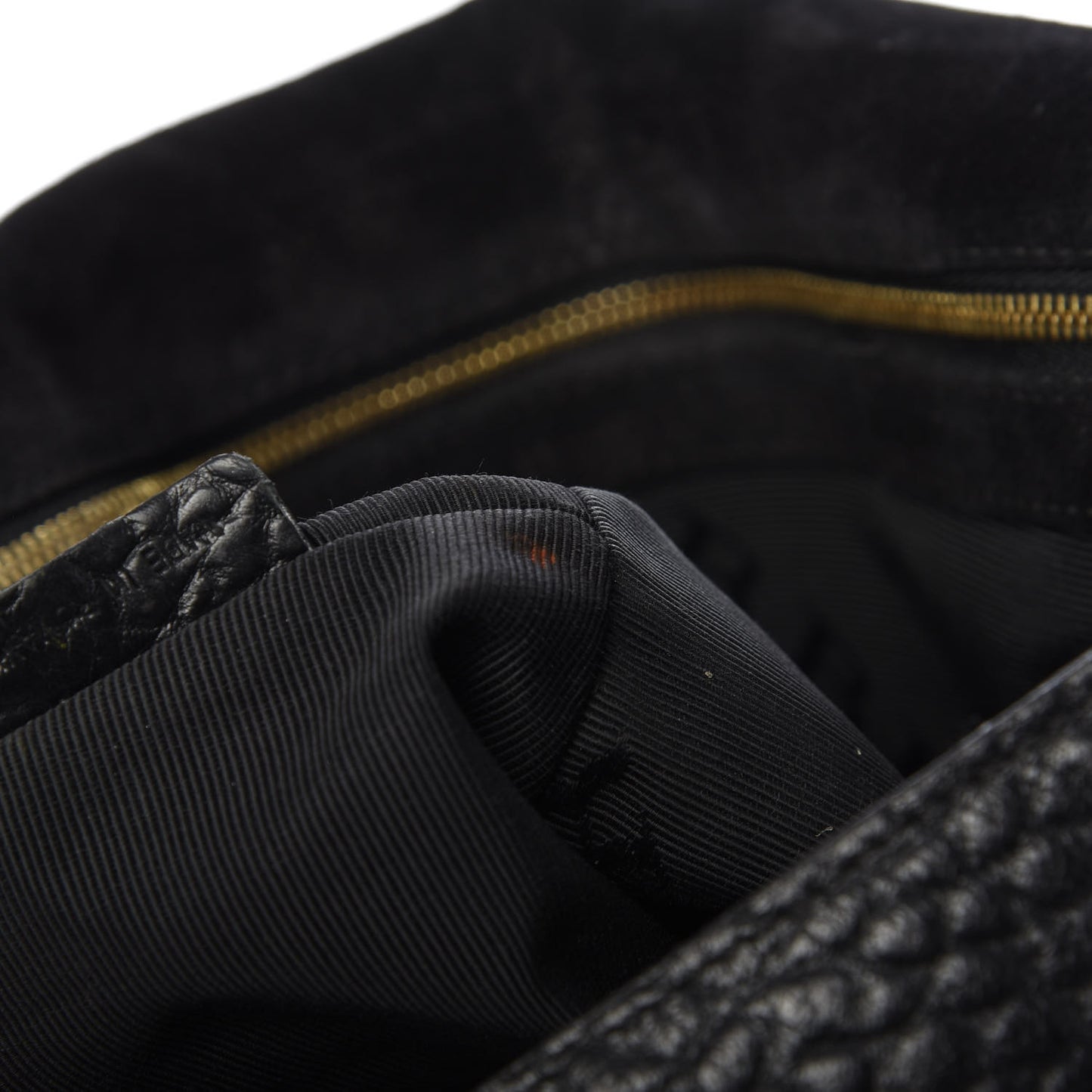 Signature Grain Large Mildenhall Shoulder Bag Black