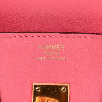 Hermes Swift Birkin 25 Rose Azalee 6 of 12