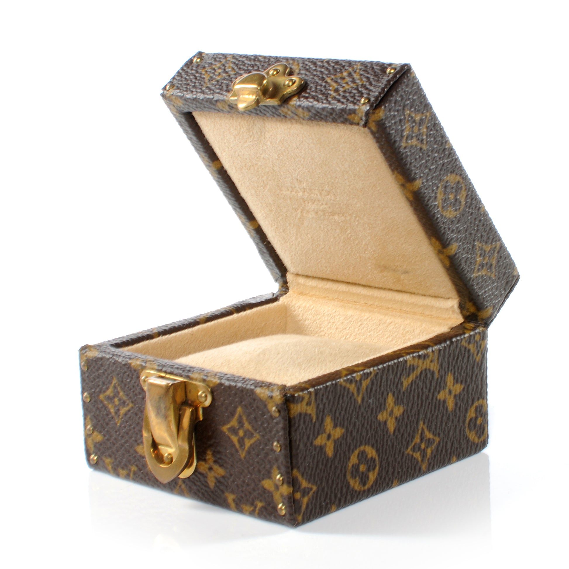 Louis Vuitton Monogram Ring Box Mini Trunk Case 3 of 6