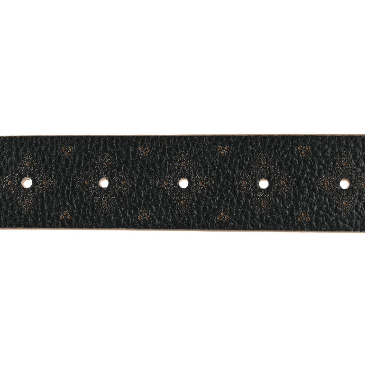 Louis Vuitton Taurillon Calfskin 35mm LV Initiales Belt 90 36 Black Creme 3 of 6