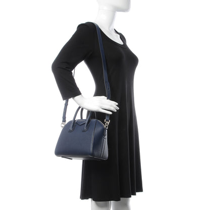 Givenchy Sugar Goatskin Mini Antigona Night Blue 2 of 7