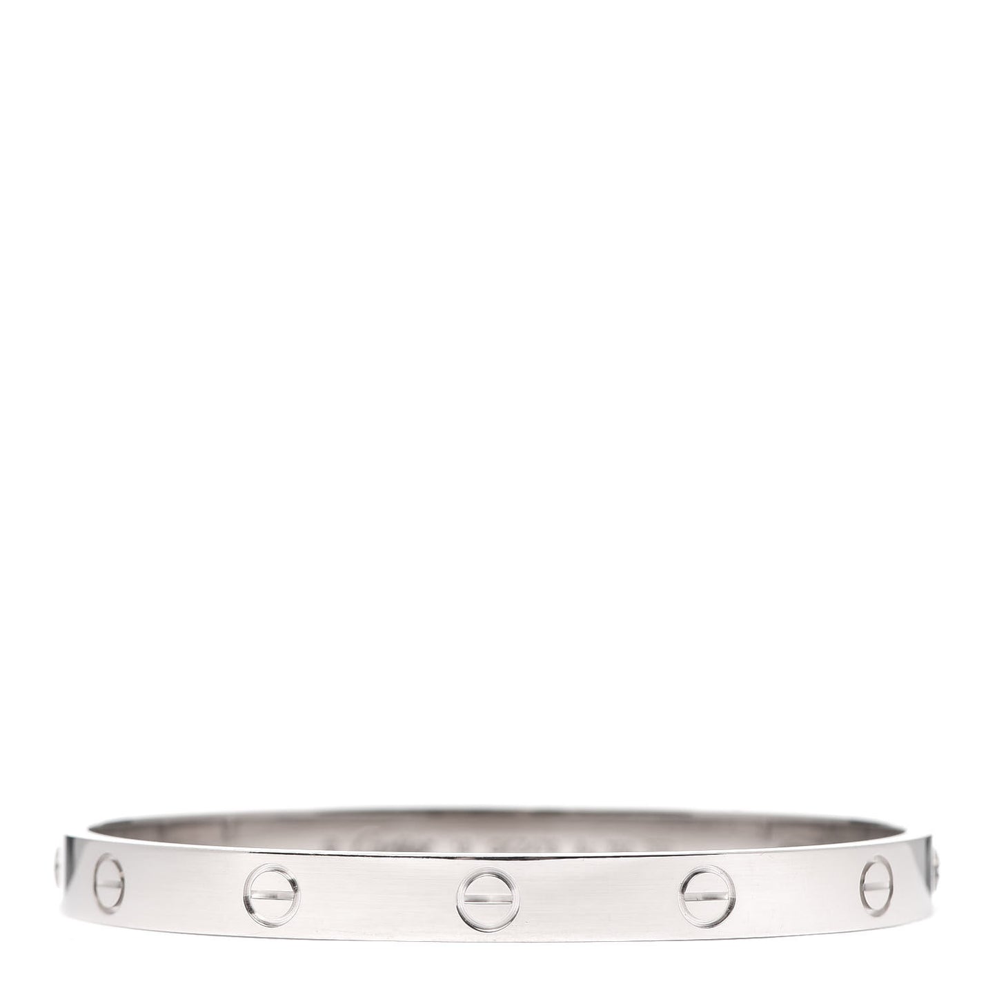 18K White Gold LOVE Bracelet 18