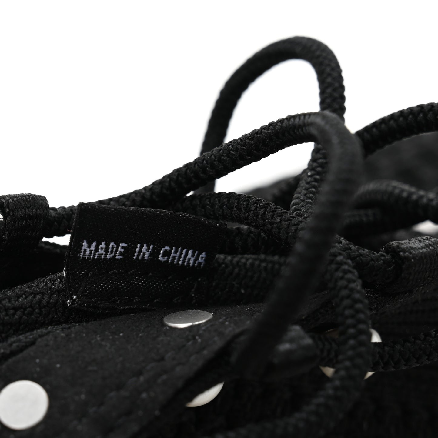 Veles Knit Pearly Lace Up Sneaker 40 Black